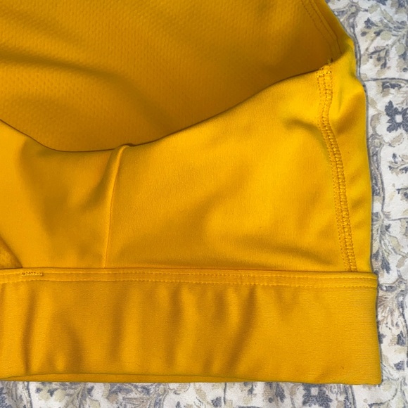 Athleta Ultimate Vibrant Yellow/Orange Sports Bra XL - Picture 10 of 12